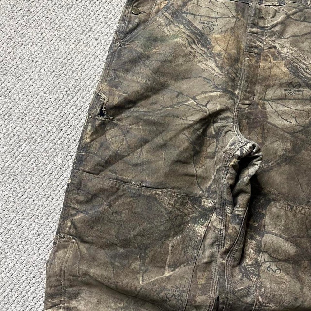 Y2K Vintage 2000s Workwear Streetwear Camo Carhartt overall - Picture 4 of 8